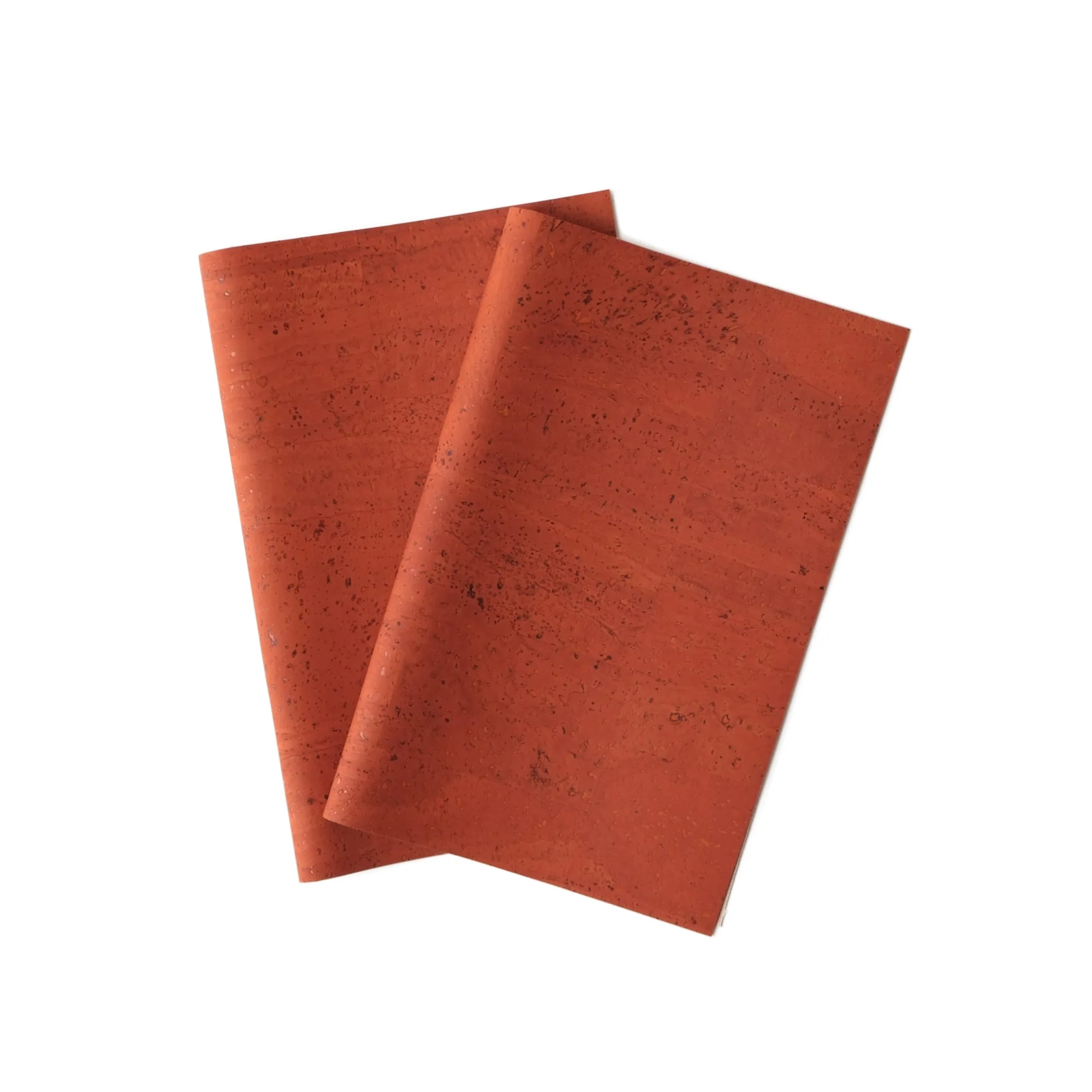 Korkleder Orange Muster